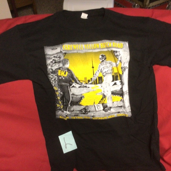 ELTON JOHN Farewell tshirt - Picture 1 of 2